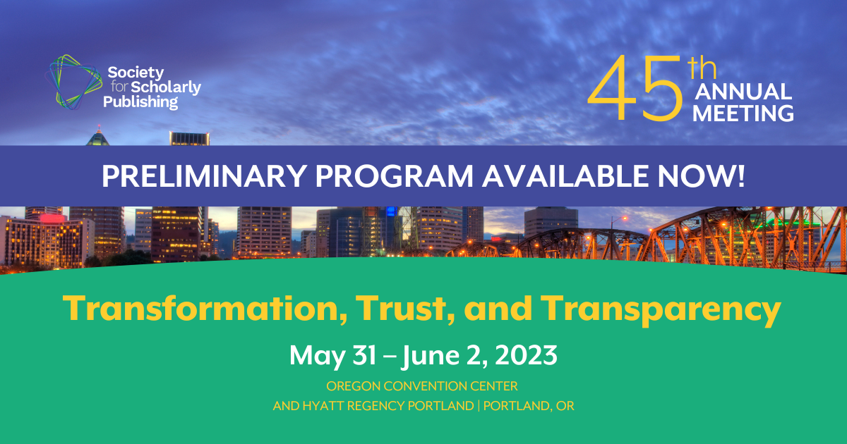 Annual Meeting Registration is Open—Download the Preliminary Program
